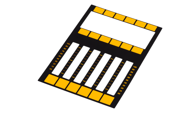dot2 Magnetic plate for easy labeling of 6 faders (without pen)