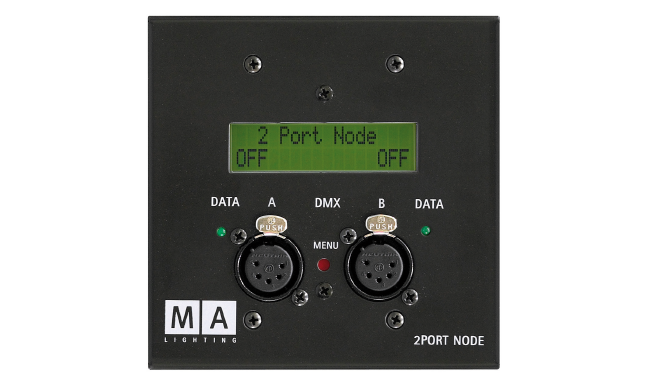 MA 2Port Node, Flush-mounted US