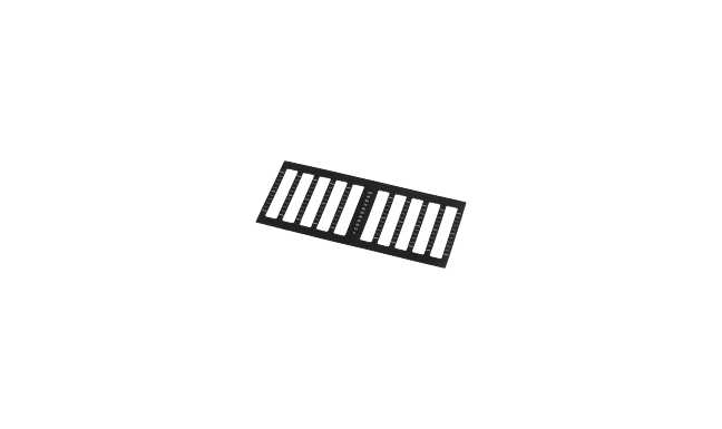 MA Magnetic plate for easy labeling of 10 faders for grandMA3