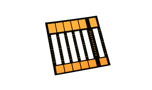 MA Magnetic plate for easy labeling of 6 faders (without pen)