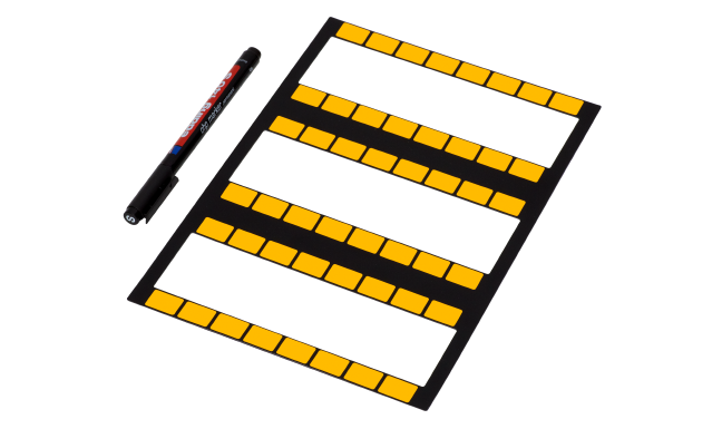 dot2 Magnetic plate for easy labeling of 48 buttons (incl. Edding OHP pen)