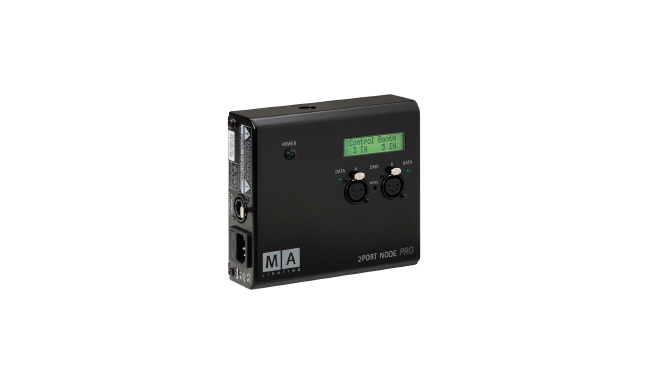 MA 2Port Node onPC PRO 1,024 parameters, Rigging Box “EU version”, 2 x DMX in